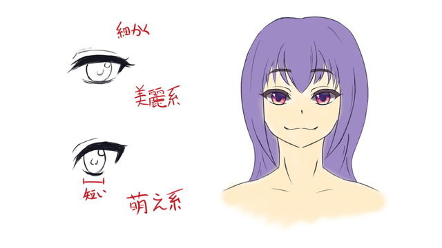 目の描き方レポ２