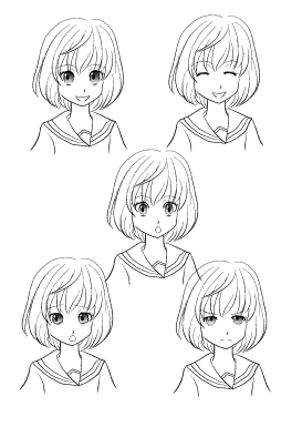表情の描き方