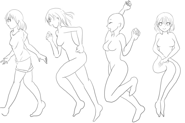 ポーズの練習