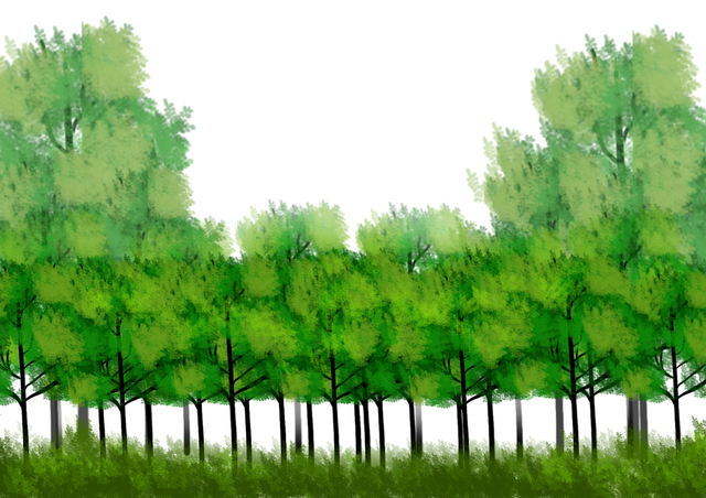 森の描き方