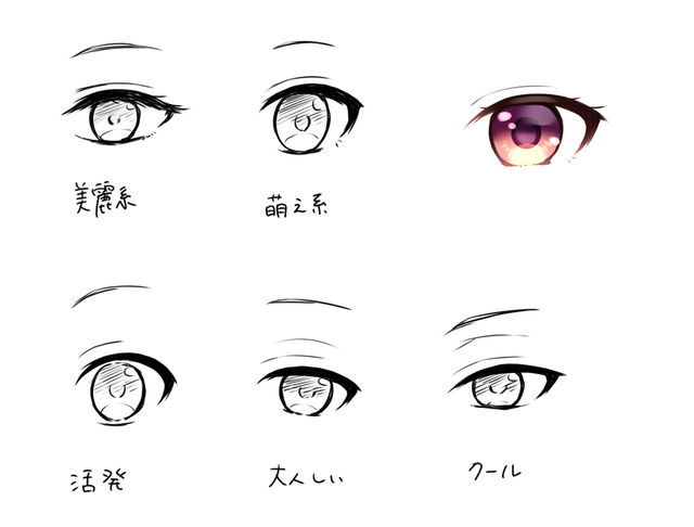 いろいろな目
