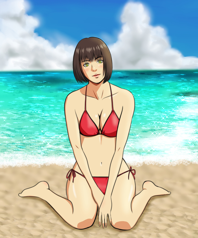 ぺたん座りイラレポ