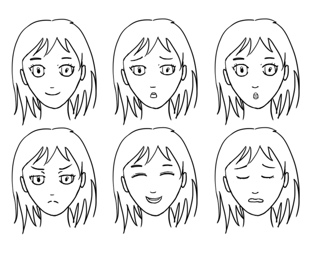 表情の描き方