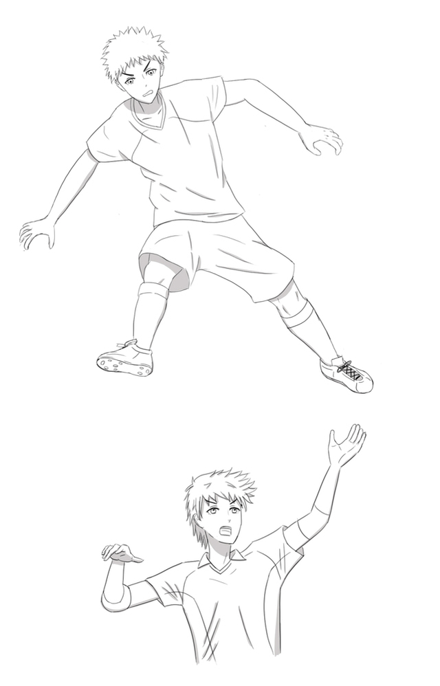 スポーツのイラストの描き方