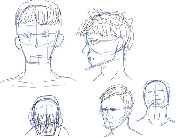 顔の描き方講座の イラレポ投稿