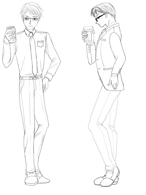スーツの描き方講座～