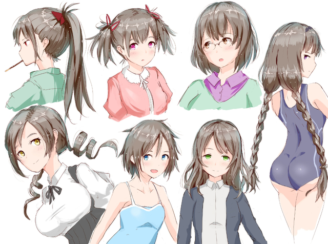 ヘアスタイルバリエーション