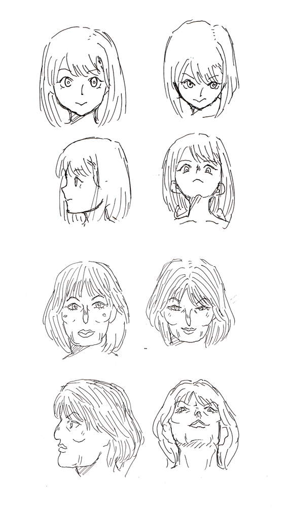 「顔のアタリの取り方講座」01