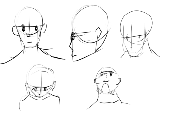 ①顔の描き方　１回目