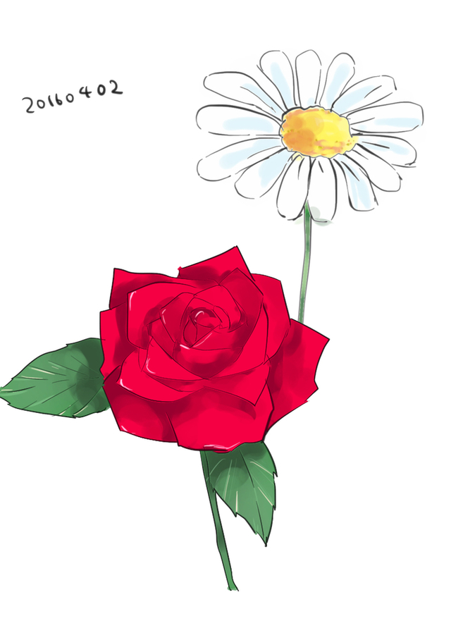 花の描き方