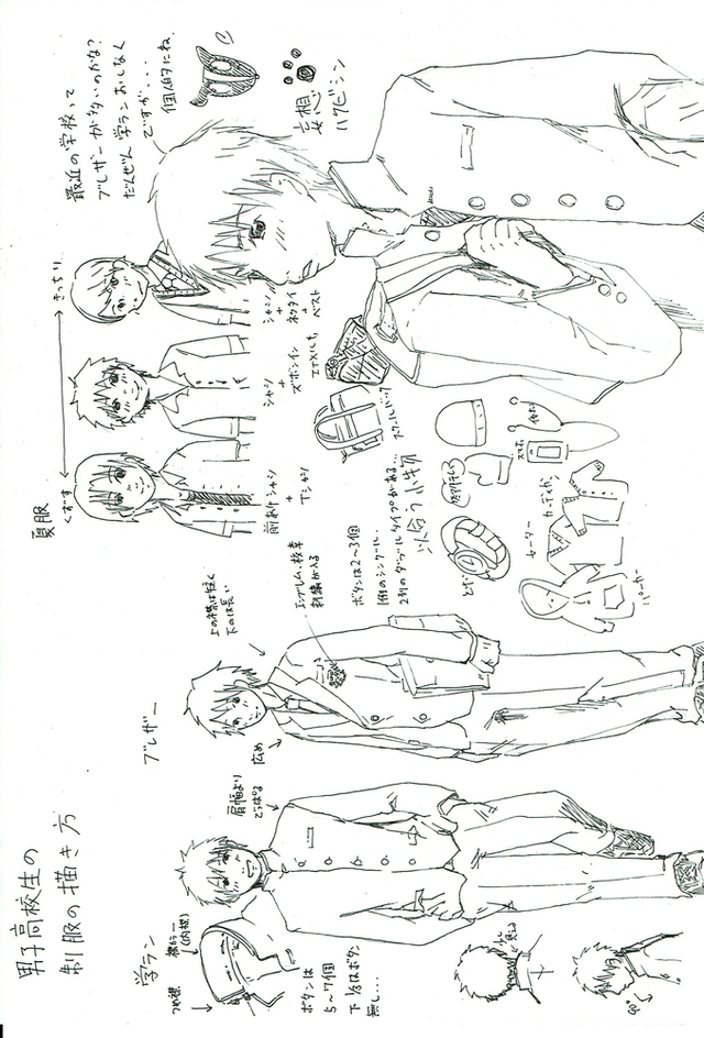 男子高校生の制服