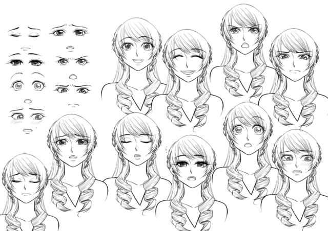 4.表情の描き方イラレポ