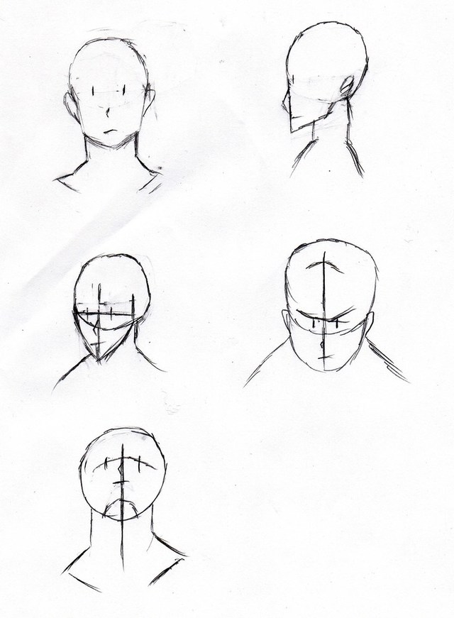 顔の描き方　宿題