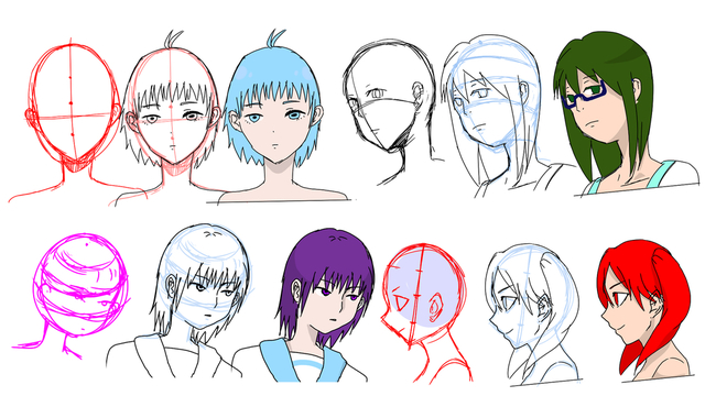 なるべく考えて描いています