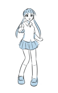 S字ポーズ