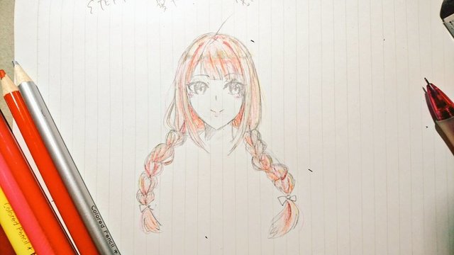 アナログで。