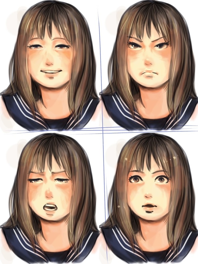表情の描き方