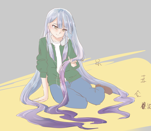 なぜか銀髪