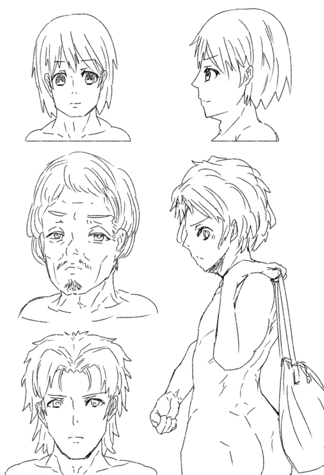 男性キャラクターを描きたかった