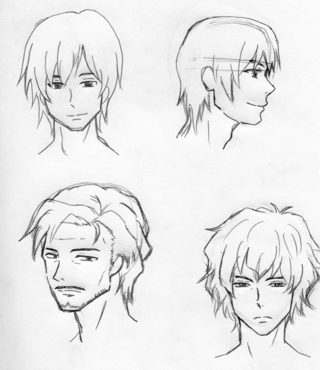 男性キャラクターの描き方