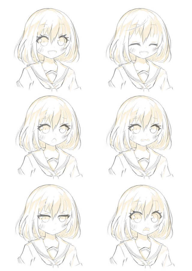 表情の描き方