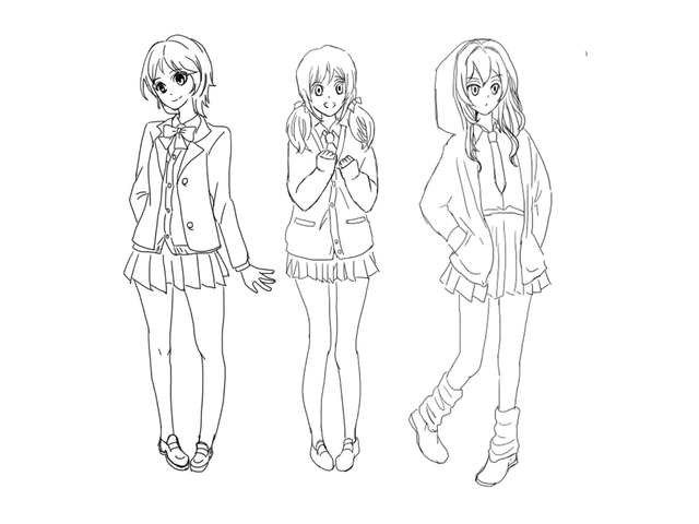 制服の練習（女子）