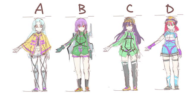 キャラデザ