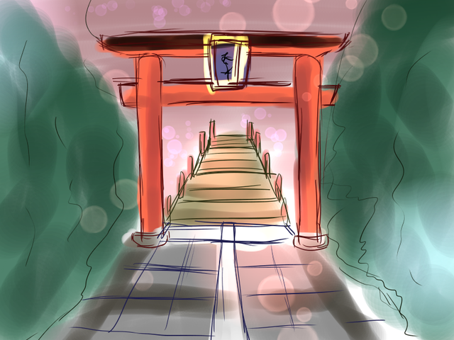 一点透視図法応用１