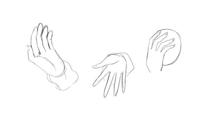手の書き方