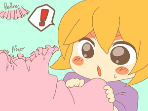 フリルではなかったものが形に…