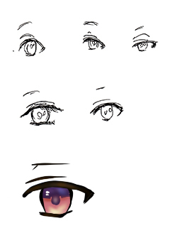 「目の描き方」イラレポ