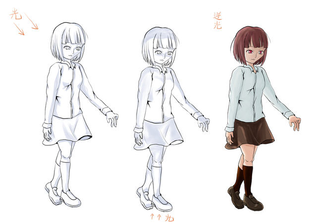 陰影のつけ方