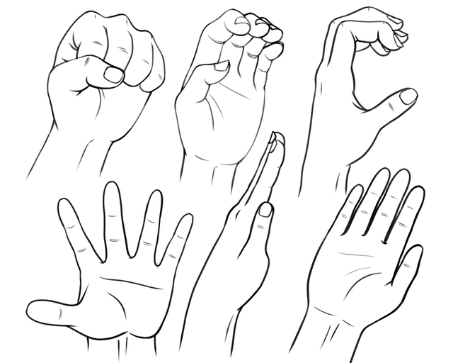 手や指の描き方講座イラレポ