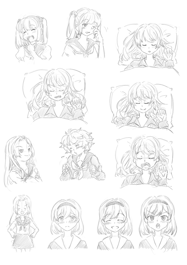 表情の描き方