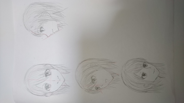 顔のアタリの取り方
