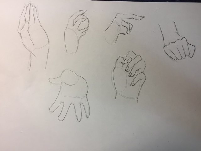 手ー練習