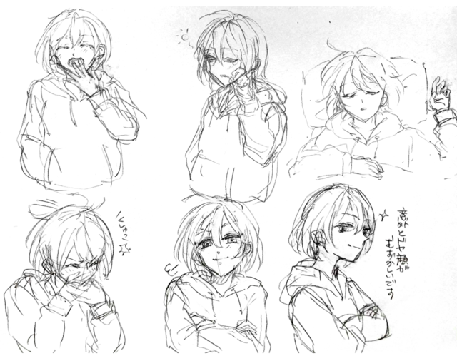 表情描き分けその2