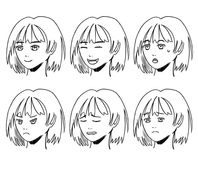 表情の描き方